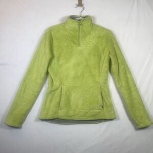 The North Face Women’s Small Bright Green Fleece 1/4 Zip Pullover